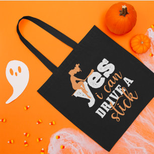 Bolso De Tela Sí, Puedo Conducir Un Palo De Testigos De Hallowee