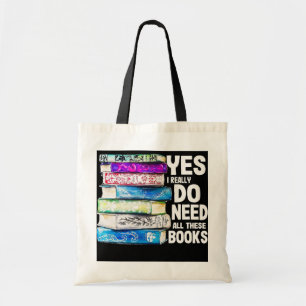 Bolso De Tela Sí, Realmente Necesito Que Todos Estos Libros Esté