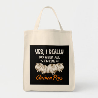 Bolso De Tela Sí, Realmente Necesito Todos Estos Cerdos De Guine