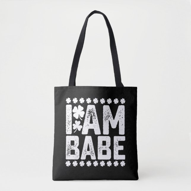 Bolso De Tela Si se pierde, devuélvase a Babe soy Babe Pareja co (Anverso)