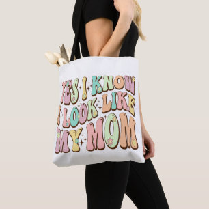 Bolso De Tela Sí, sé que me veo como el día de mi madre