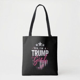 Bolso De Tela Sí, soy una chica de Trump, sin disculpas, elecció