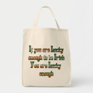 Bolso De Tela Si tienes la suerte de ser irlandés