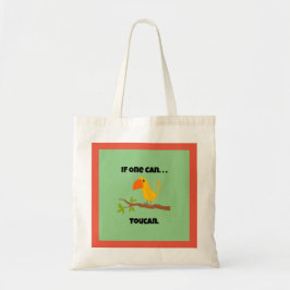 Bolso De Tela Si Uno Puede. ... Toucan, Personalizado divertida 