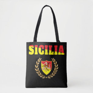 Bolso De Tela Sicilia Trinacria