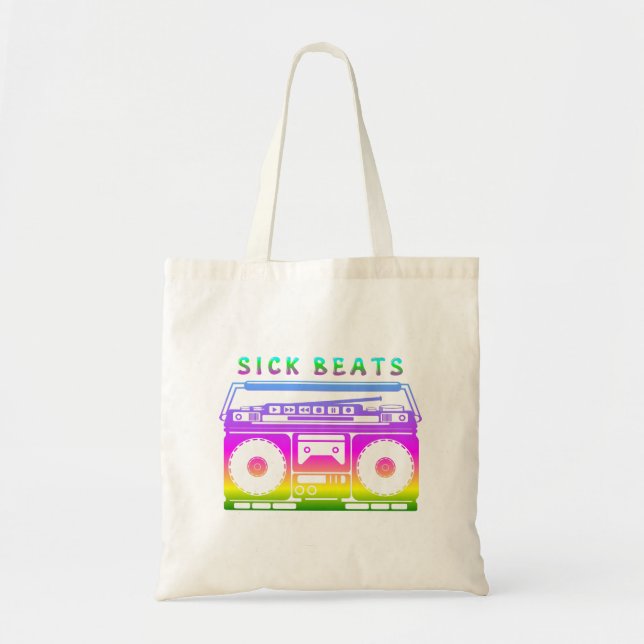 Bolso De Tela Sick Beats 1980'S Stereo (Frente)