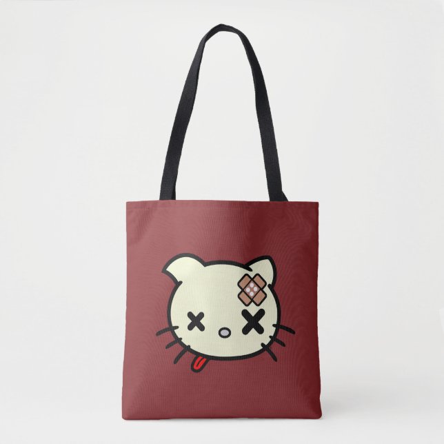 Bolso De Tela Sick Kitty (Anverso)