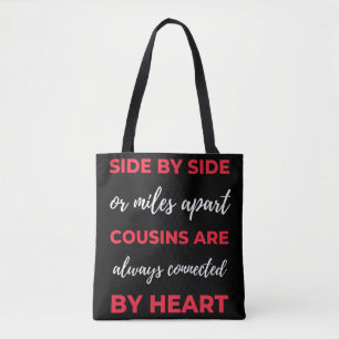 Bolso De Tela Side By Side Or Miles Apart Cousins Are Always