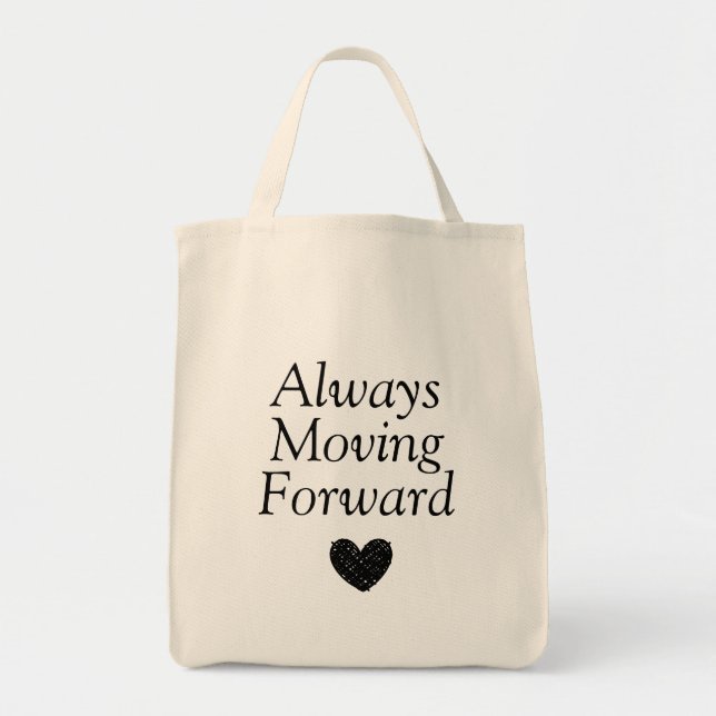 Bolso De Tela Siempre avanzando (Frente)