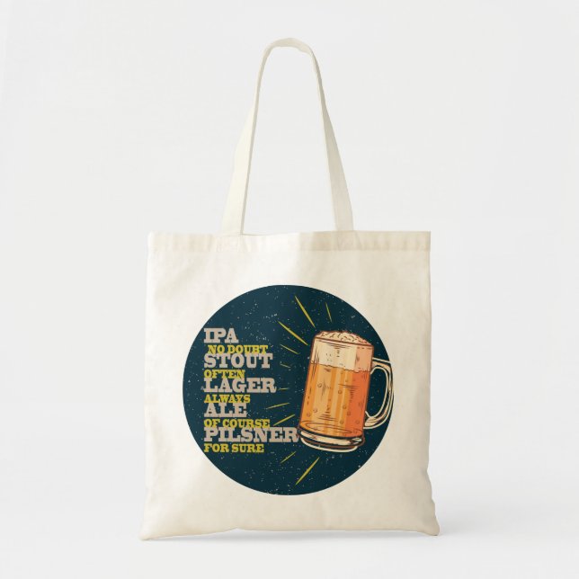 Bolso De Tela Siempre Cerveza (Frente)