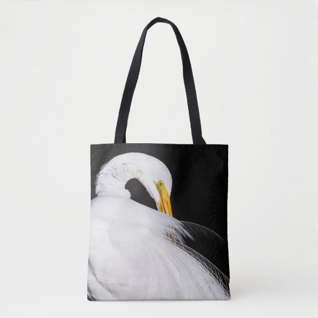 Bolso De Tela Siempre Egrets (Anverso)