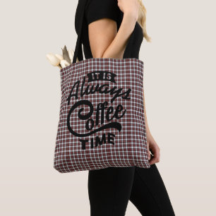 Bolso De Tela Siempre es el Tote de café