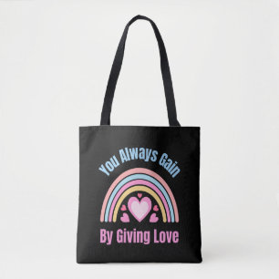 Bolso De Tela Siempre Ganas Dando Amor