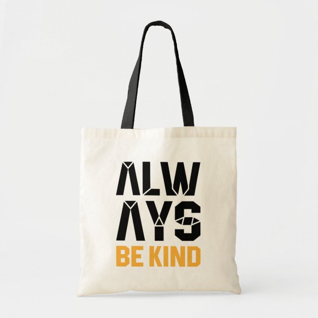 Bolso De Tela Siempre ser amable (Frente)