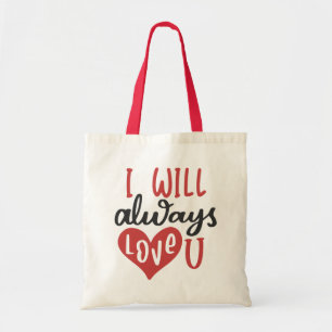 Bolso De Tela Siempre Te Amaré   El día de San Valentín Cute