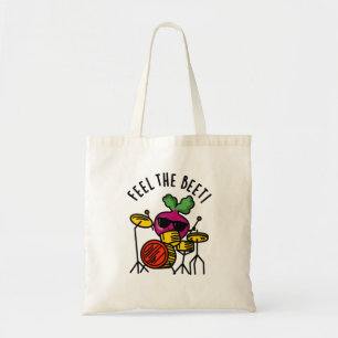 Bolso De Tela Siente La Abeja Graciosa Veggie Pun