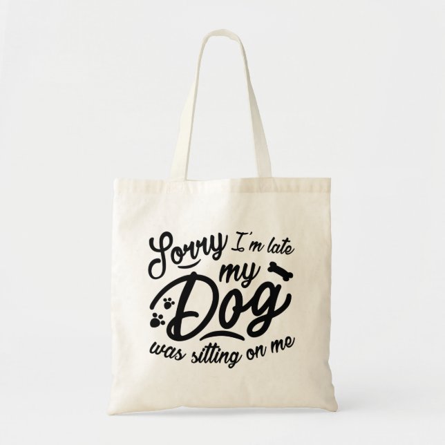 Bolso De Tela Siento haber llegado tarde (Frente)