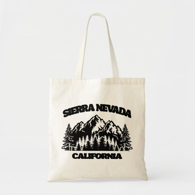 Bolso De Tela Sierra Nevada California (Frente)