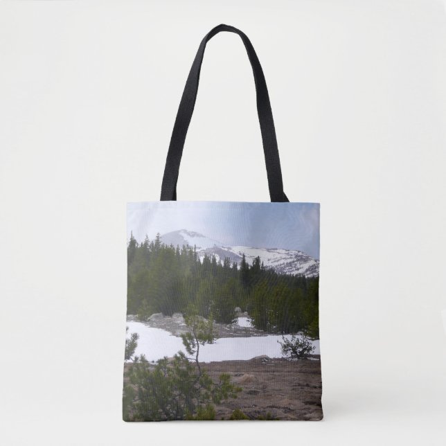 Bolso De Tela Sierra Nevada y nieve en Yosemite (Anverso)