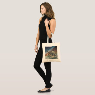 Bolso De Tela Siesta del dinosaurio -