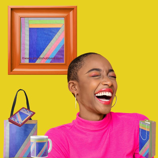 Bolso De Tela Siete (Get the full “Seven” collection at: https://bit.ly/SmartArtZazzle)