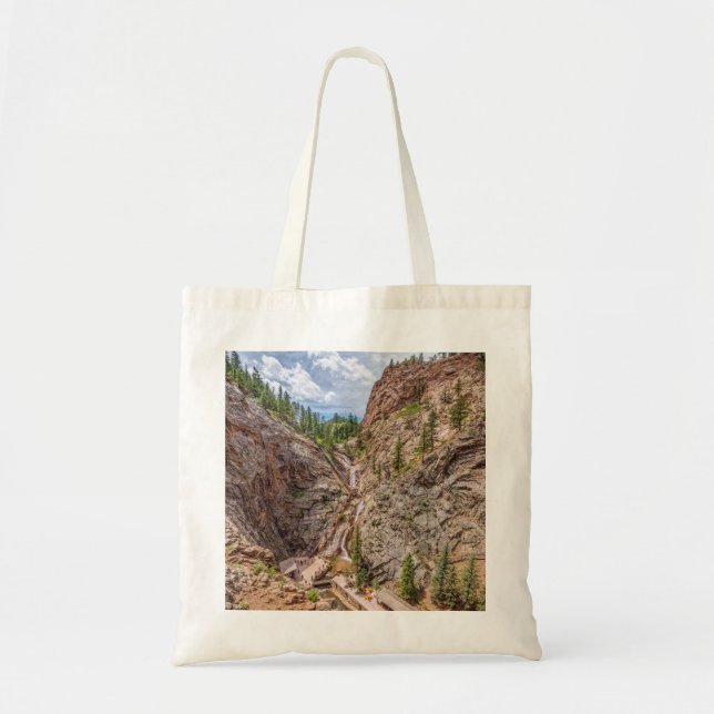 Bolso De Tela Siete Cascadas Colorado (Frente)