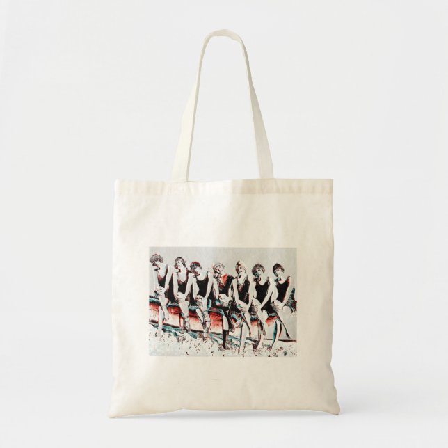 Bolso De Tela Siete paneles de belleza para el baño (Frente)