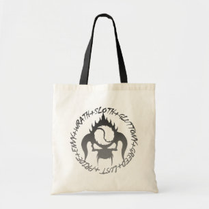 Bolso De Tela Siete pecados mortales tote presupuestario