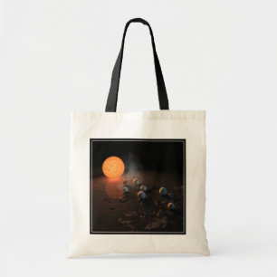 Bolso De Tela Siete planetas en órbita alrededor de la estrella