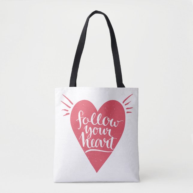 Bolso De Tela Siga su corazón (Anverso)