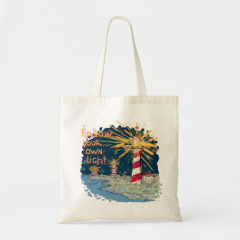 Bolso De Tela Siga su propia luz