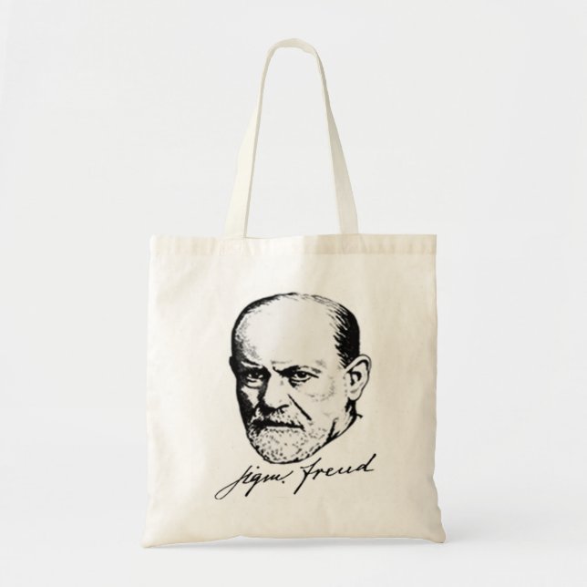 Bolso De Tela Sigmound Freud (Frente)