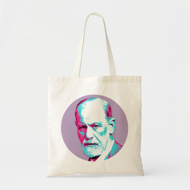 Bolso De Tela Sigmund Freud (Frente)