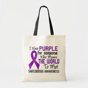 Bolso De Tela Significa el mundo a mí la sarcoidosis 2