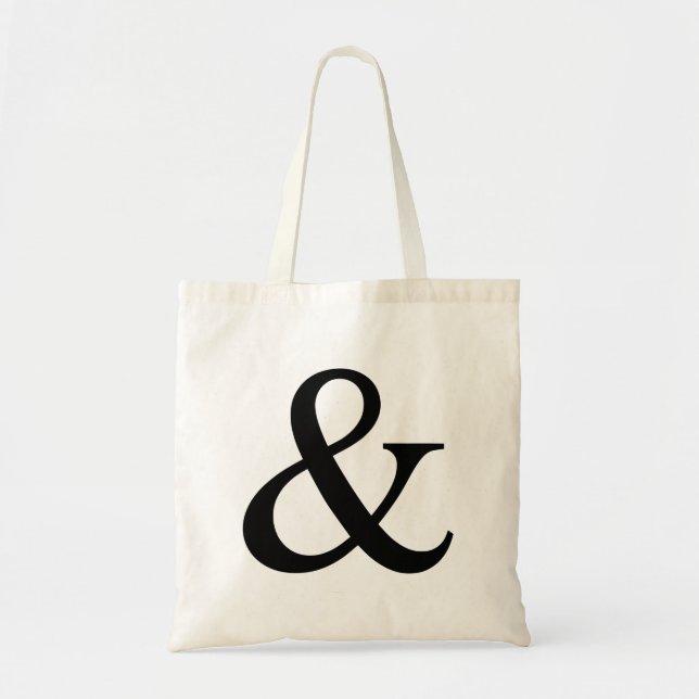 Bolso De Tela Signo de Ampersand (Frente)