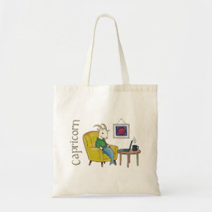 Bolso De Tela Signo de estrella de capricornio Sea Goat zodiac s