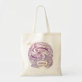 Bolso De Tela Signo de estrella de Pisces