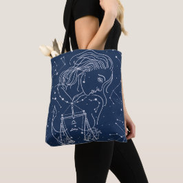 Bolso De Tela Signo de Libra zodiac