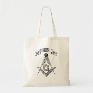 Bolso De Tela Signo de masonería