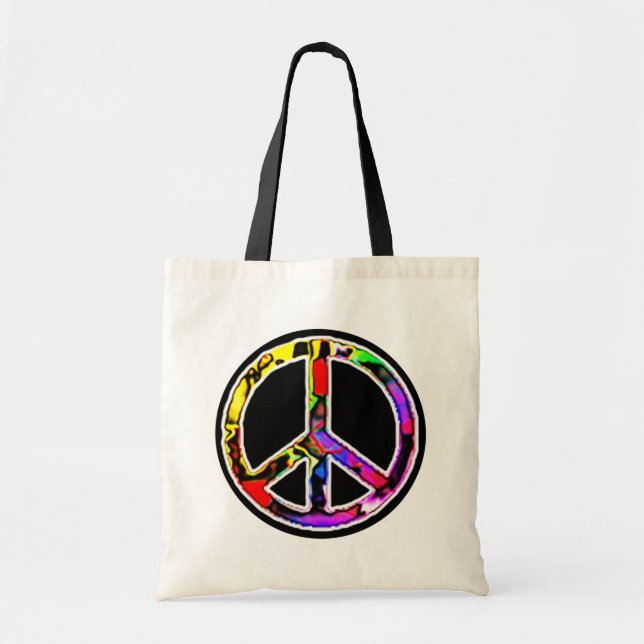 Bolso De Tela Signo de paz (Frente)