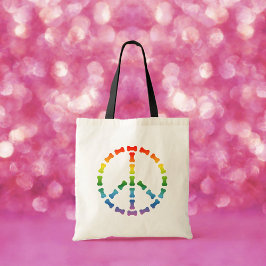 Bolso De Tela Signo de paz