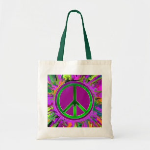 Bolso De Tela Signo de paz de SUPER Groovy