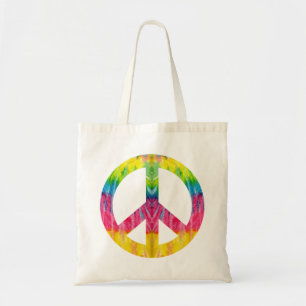 Bolso De Tela Signo de paz hippy Tote Bag
