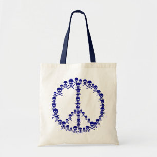 Bolso De Tela Signo de Skully Peace