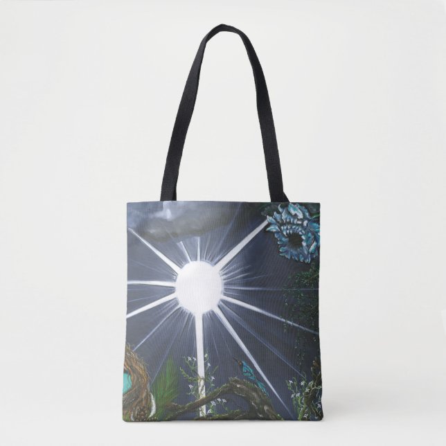 Bolso De Tela Silence of Sacred Space (Anverso)