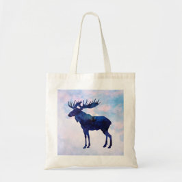 Bolso De Tela Silhouette Celestial Blue Moose