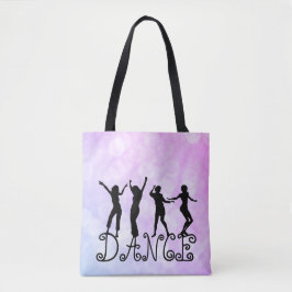 Bolso De Tela Silhouette Dancers Bokeh Dance