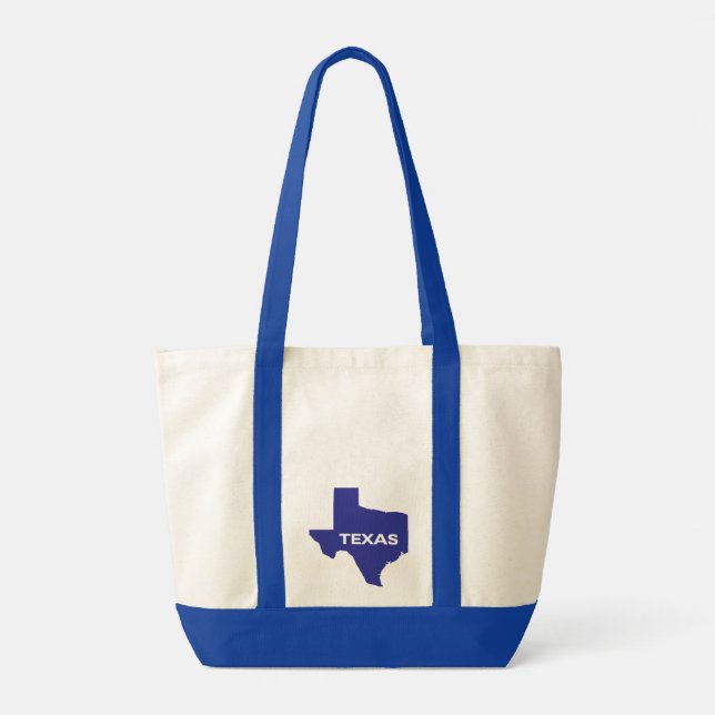 Bolso De Tela Silhouette de Texas (Reverso)
