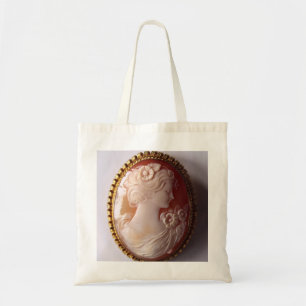 Bolso De Tela Silhouette de Vintage Cameo Women