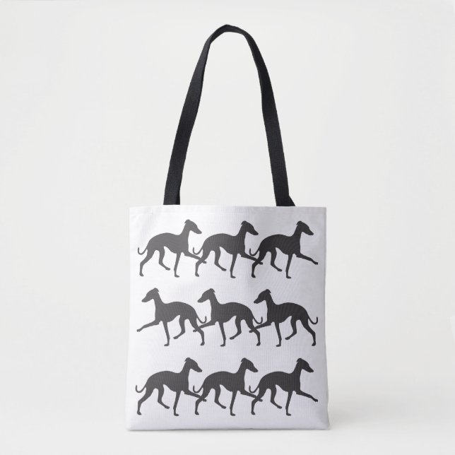 Bolso De Tela Silhouettes italiano (Anverso)